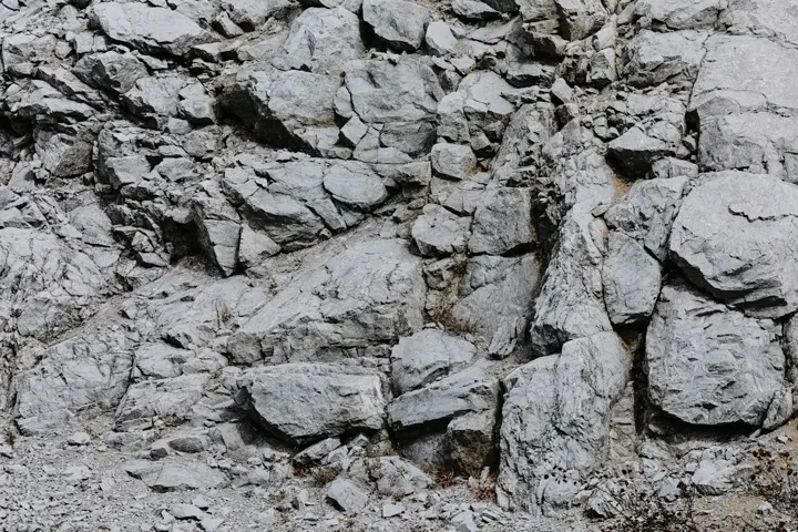 Grava caliza para concreto ciclópeo